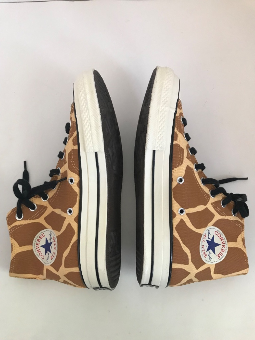 CONVERSE Giraffe High Top Sneakers Women’s Size 10 Men’s Size 8 - Picture 9 of 16